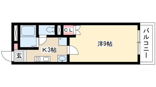 ガーデンハウス【102号室】の間取り