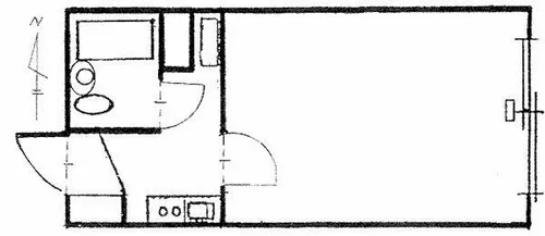 エステート大通【4階】の間取り