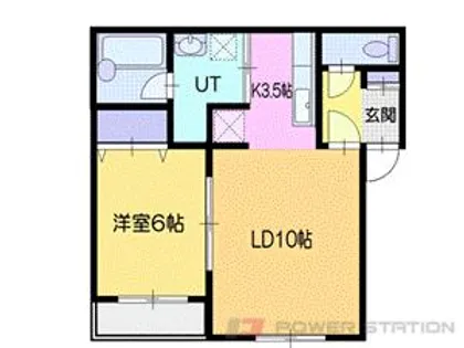 エスペランサ千歳【2階】の間取り