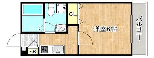 大阪府大阪市生野区新今里3丁目【マンション】の間取り