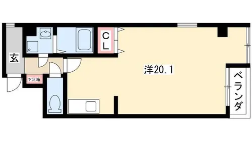 グランシャリオ【805号室】の間取り