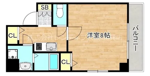 ランド大今里南【7階】の間取り