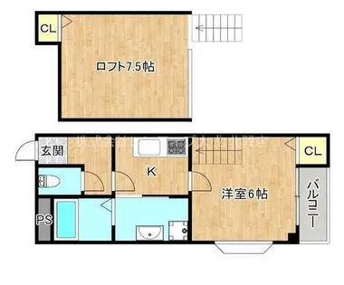 セレブ森ノ宮【6階】の間取り
