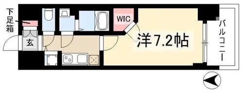 プレサンス名古屋グロウ【3階】の間取り