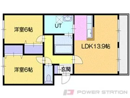 ヴィクトリアⅧ【3階】の間取り