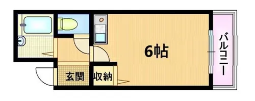 セピアコート都島【4階】の間取り