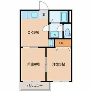 フォーブルB【1階】の間取り