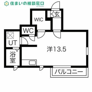 愛知県岡崎市井ノ口町字赤城【アパート】の間取り