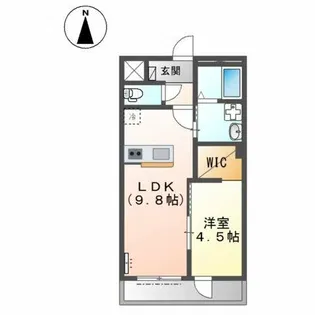 ソアール・エルク【2階】の間取り