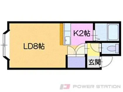 ローヤルハイツ文京台【2階】の間取り