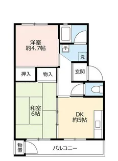 UR小栗栖北【0290507号室】の間取り