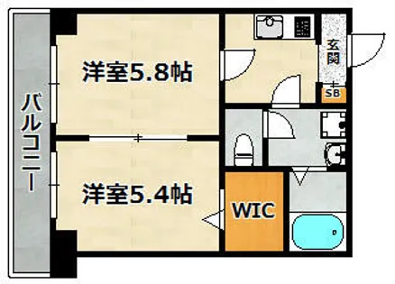 クレール久保【3階】の間取り