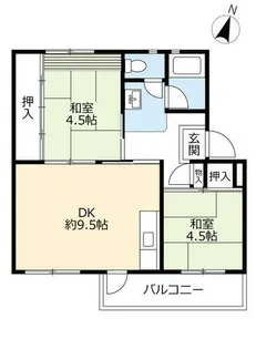 UR豊明【0150216号室】の間取り