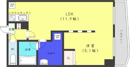 グランカーサ永山公園通 east【9階】の間取り