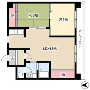 コスモハイツ【101号室】の間取り