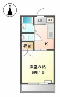 パークハイツ篠木【3階】の間取り