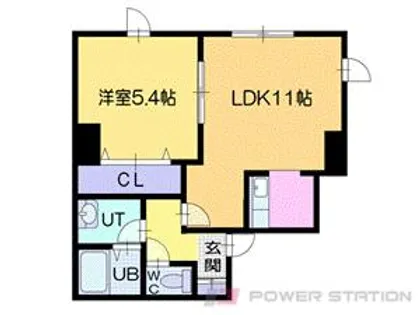 文京台ハイツエクセレント【8階】の間取り