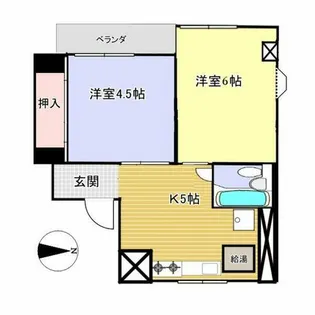 ラポールニュー池下【405号室】の間取り