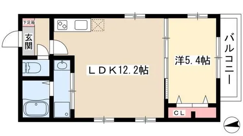 Luna terrace【3階】の間取り