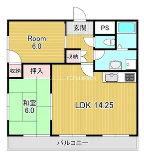 ソシエール大津【4階】の間取り
