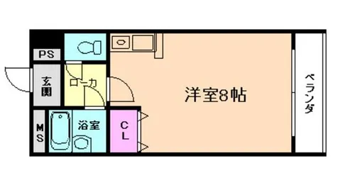 大阪府豊中市本町3丁目【マンション】の間取り