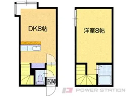 ランドマークⅠ【1階】の間取り