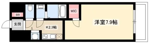 エスリード名城公園プライム【9階】の間取り