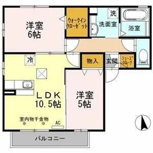 グラン・シャリオ A【1階】の間取り
