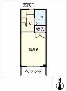 RockCherryMANSION【3階】の間取り