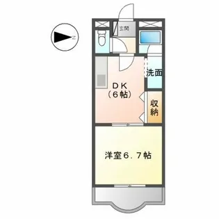 Art錦【2階】の間取り