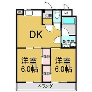 愛知県名古屋市瑞穂区堀田通2丁目【マンション】の間取り