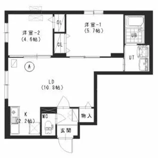 コローレN4W29【2階】の間取り