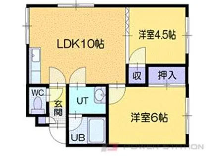 エメロード新光【3階】の間取り