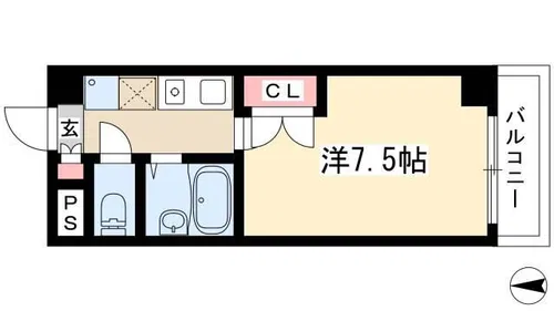 フォーシーズン【4階】の間取り