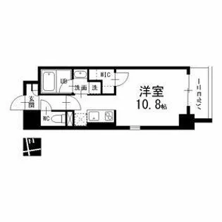 エスフィオーレ【6階】の間取り