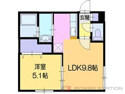 LA Conforto野幌【2階】の間取り