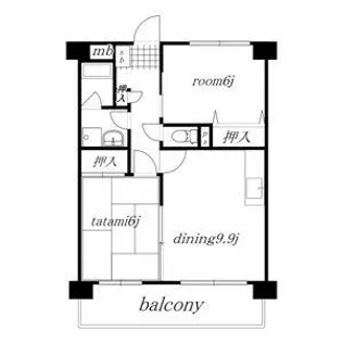ルピナス橘【2階】の間取り