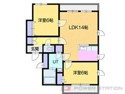 ヴィクトリアⅢ【2階】の間取り