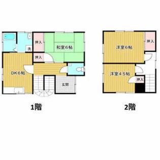 福岡県飯塚市潤野【一戸建】の間取り