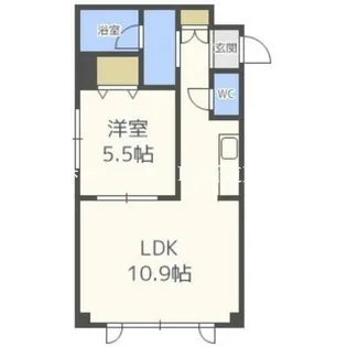 オークラパレスN12【3階】の間取り