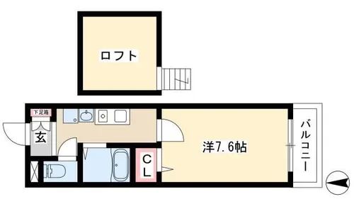 シャノワール【202号室】の間取り