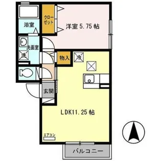 アンテレクテュエル【1階】の間取り