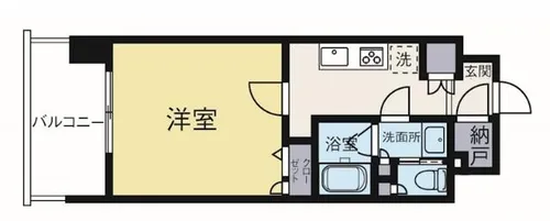 BOA VISTA博多駅【502号室】の間取り