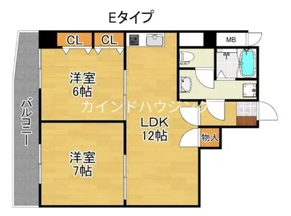 グランパスエクシード【4階】の間取り