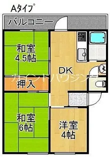 シャトーポール【4階】の間取り