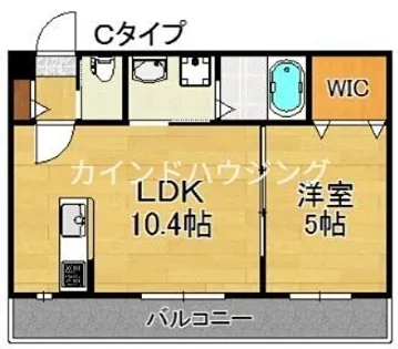 グランパシフィック長橋スクエア【2階】の間取り