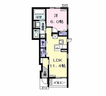 コンフォール【1階】の間取り