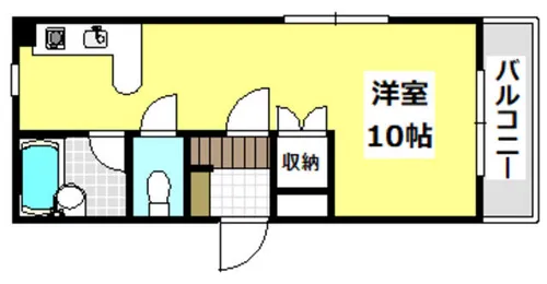 Jクレスト中穂積【1階】の間取り