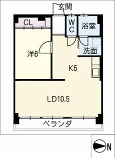 森部ビル【2階】の間取り