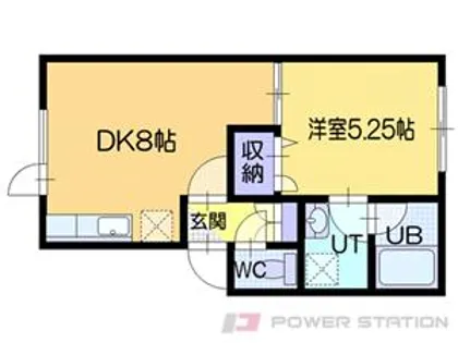 ステーションエイト【1階】の間取り
